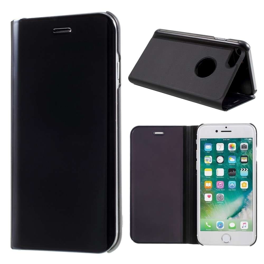 Husa Oppo A91 Flip Cover Oglinda Negru