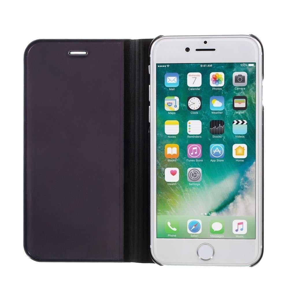 Husa Oppo A91 Flip Cover Oglinda Negru