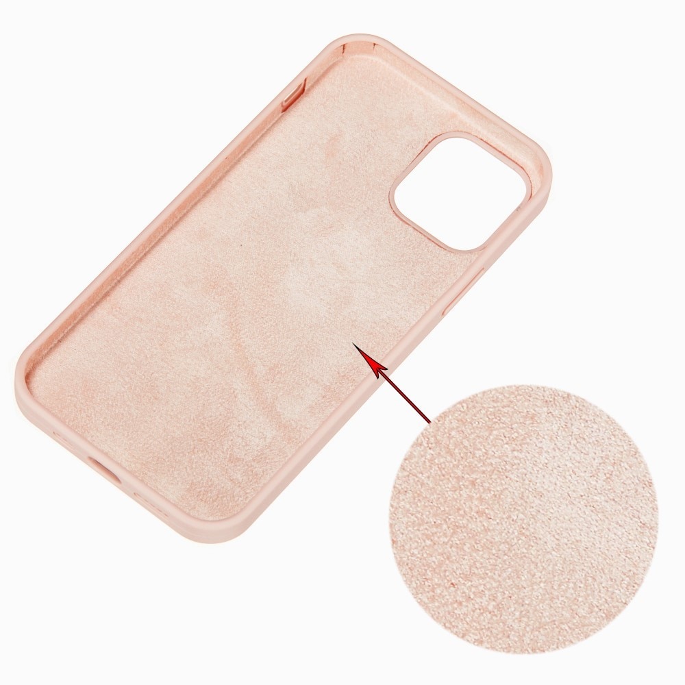 Husa protectie compatibila cu Apple iPhone 13 Pro Max Liquid Silicone Roz