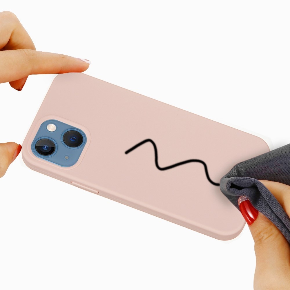 Husa protectie compatibila cu Apple iPhone 13 Pro Max Liquid Silicone Roz