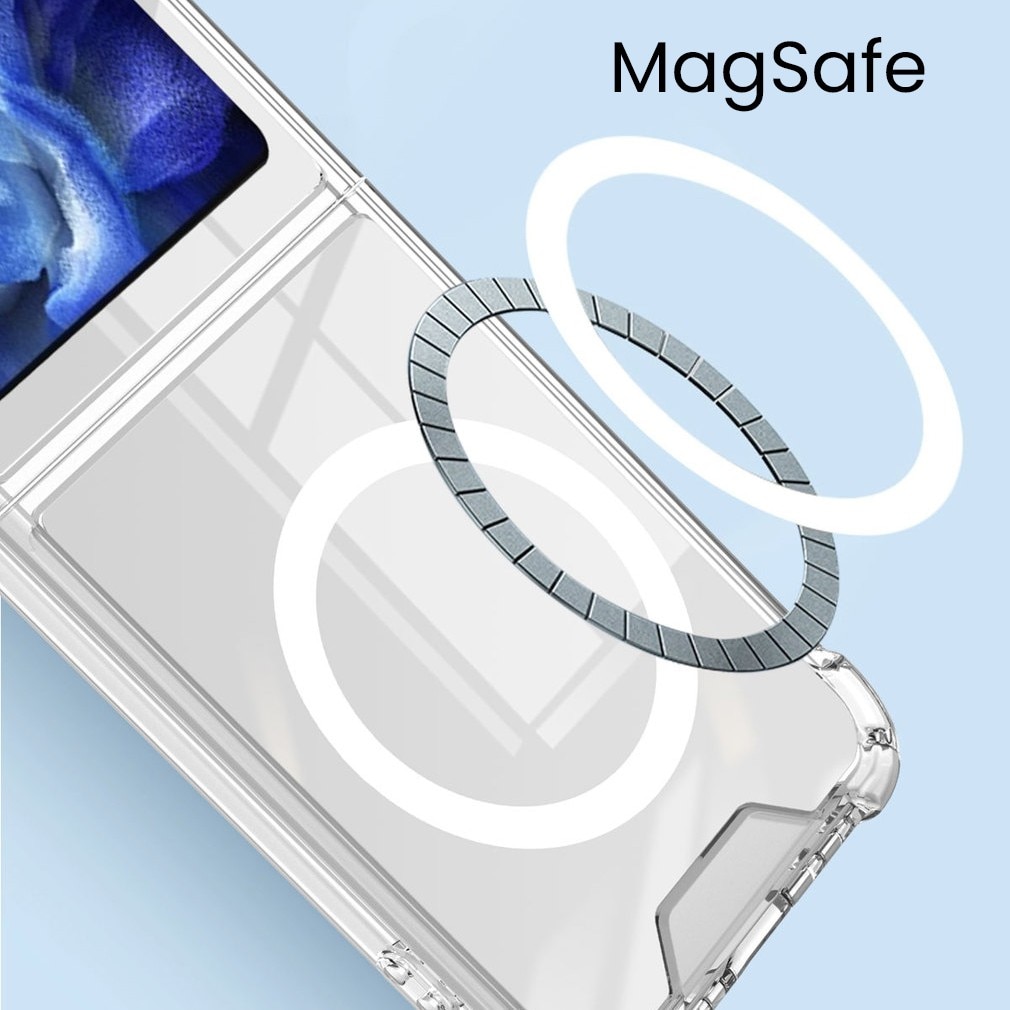Carcasa pentru Samsung Galaxy Z FLIP6, Husa de Protectie cu Anti-Shock, compatibil cu MagSafe Magnetic