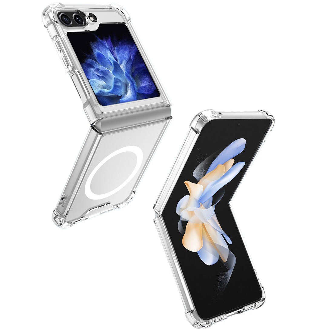 Carcasa pentru Samsung Galaxy Z FLIP6, Husa de Protectie cu Anti-Shock, compatibil cu MagSafe Magnetic