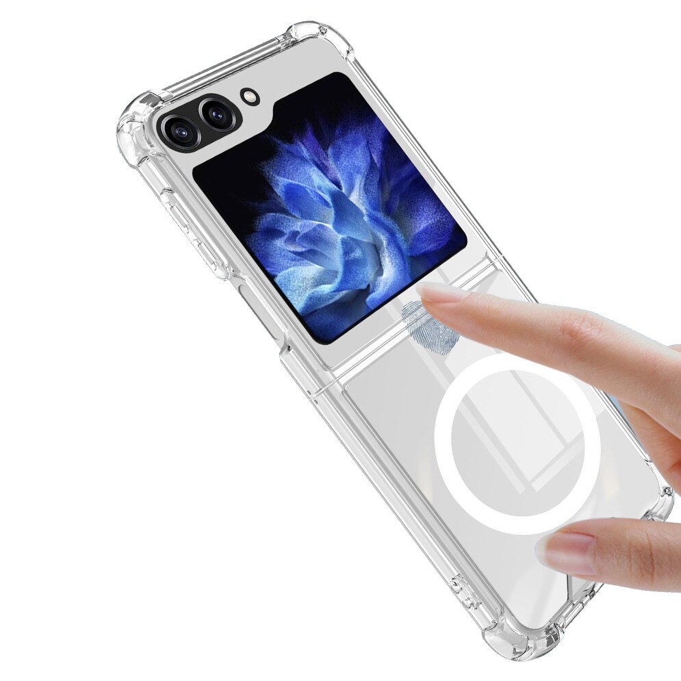 Carcasa pentru Samsung Galaxy Z FLIP6, Husa de Protectie cu Anti-Shock, compatibil cu MagSafe Magnetic