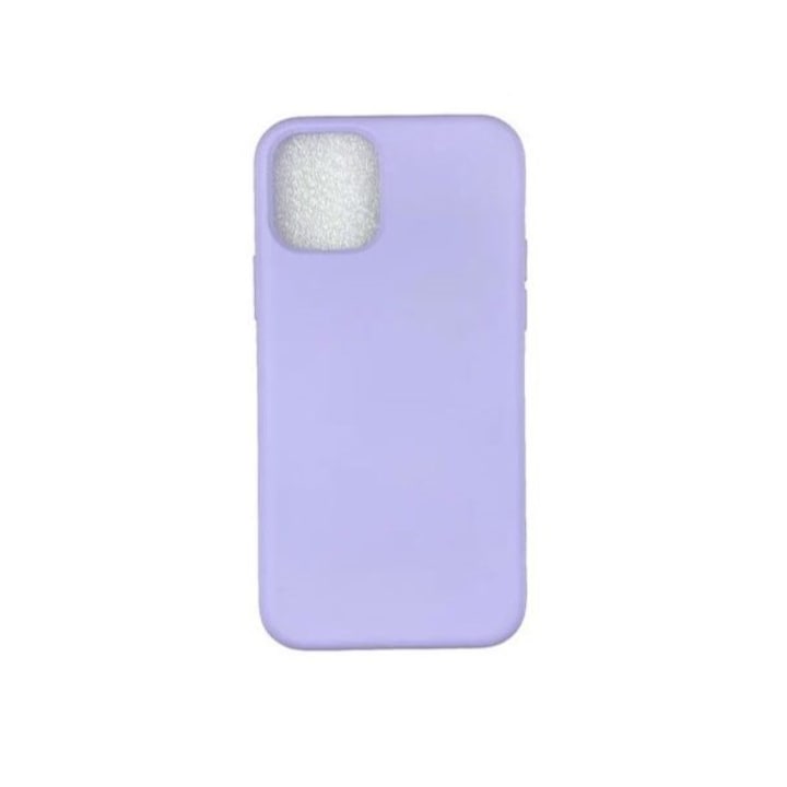 Husa protectie compatibila cu Apple iPhone 11 Pro Liquid Silicone Case Mov