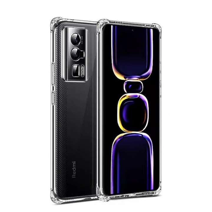 Husa de Protectie, Compatibila cu Xiaomi Redmi Note 13 Pro+ Plus, TPU Antisoc, Protectie Colturi, 1