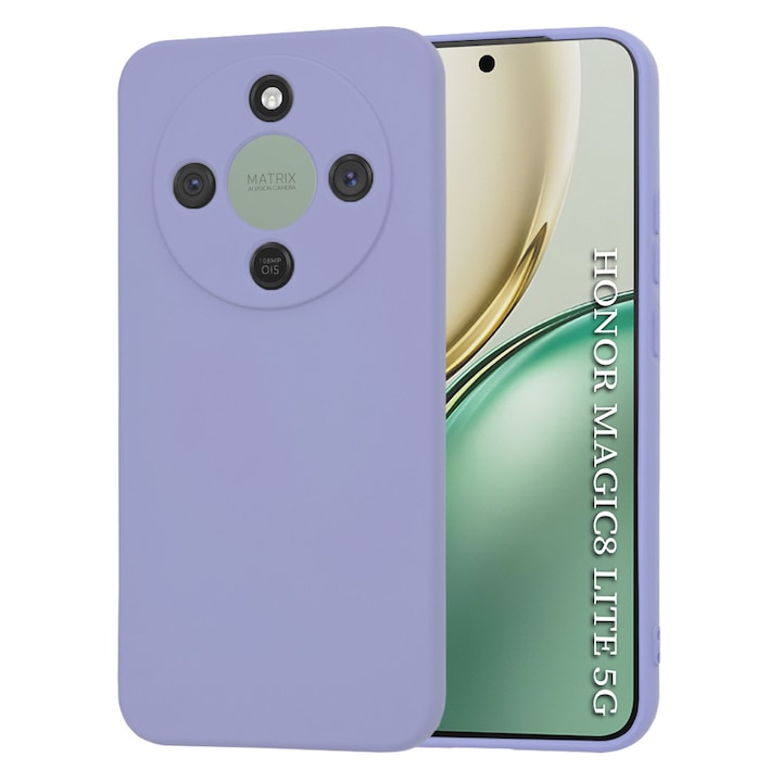 Carcasa de protectie pentru Honor Magic8 Lite, violet