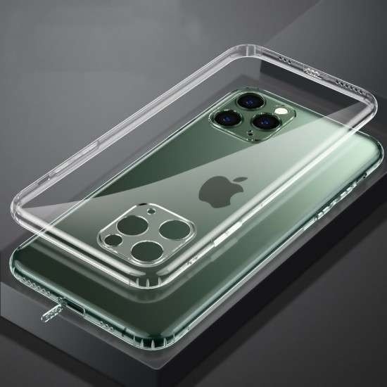 Husa protectie compatibila cu Apple iPhone 12 Pro Max Protect Plus Transparent