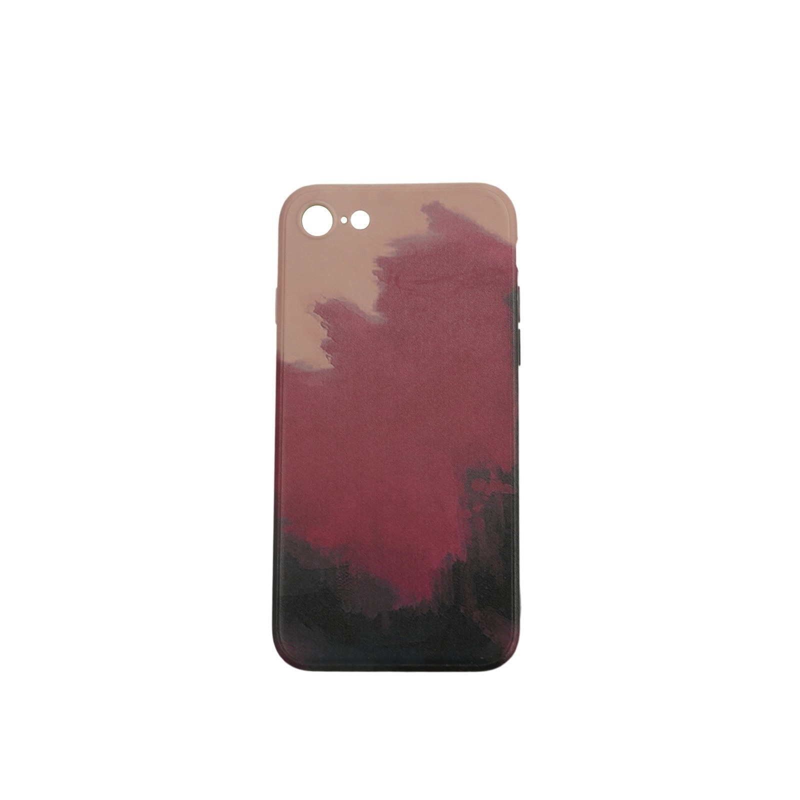 Husa protectie compatibila cu Apple iPhone 11 Tpu Ombre, Negru/Mov/Roz