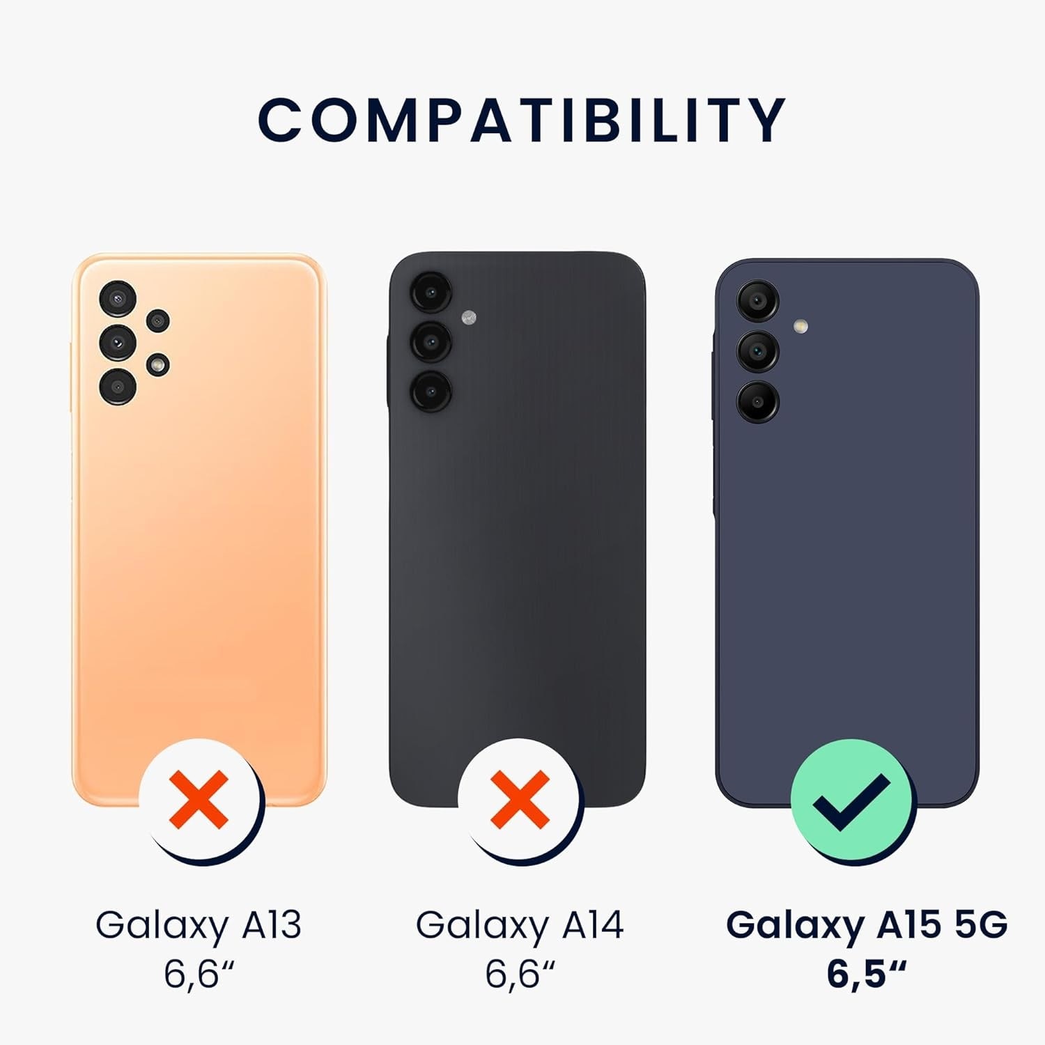 Husa de Protectie Matte TPU, pentru Samsung Galaxy A15, Protectie Camera, Antisoc, Antizgariere, Ant
