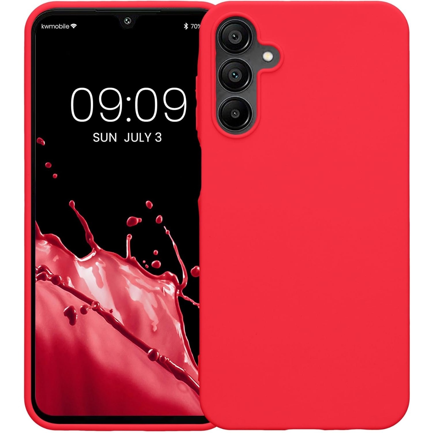 Husa de Protectie Matte TPU, pentru Samsung Galaxy A15, Protectie Camera, Antisoc, Antizgariere, Ant
