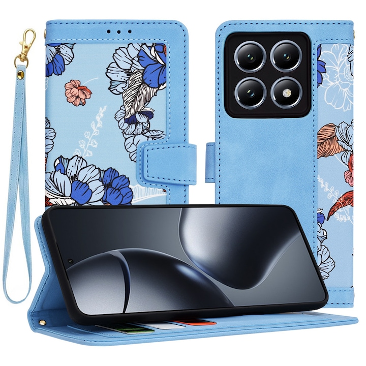 Carcasa de protectie pentru Xiaomi 14T Pro, bleu