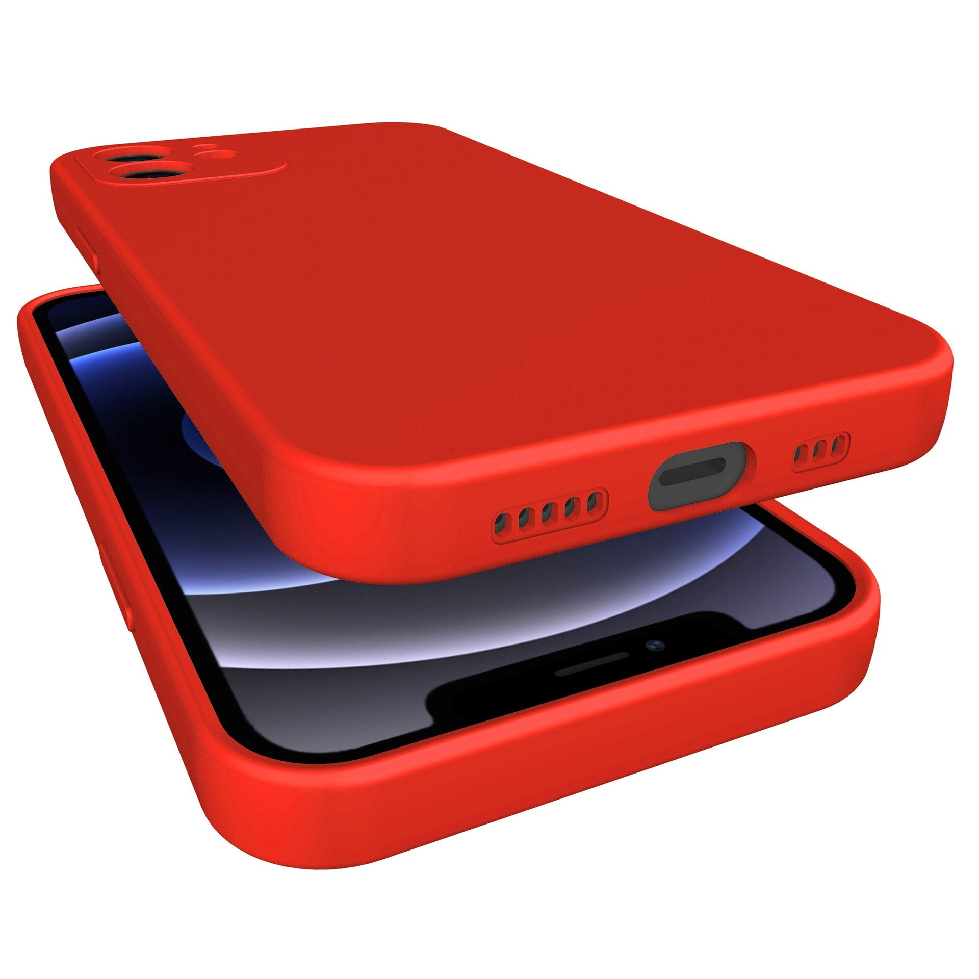 Carcasa pentru Samsung Galaxy S22 Plus, Liquid Silicone, cu Microfibra pe interior, Protectie Antiso