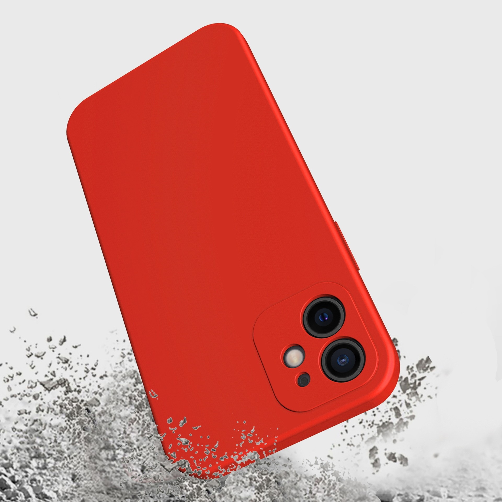 Carcasa pentru Samsung Galaxy S22 Plus, Liquid Silicone, cu Microfibra pe interior, Protectie Antiso