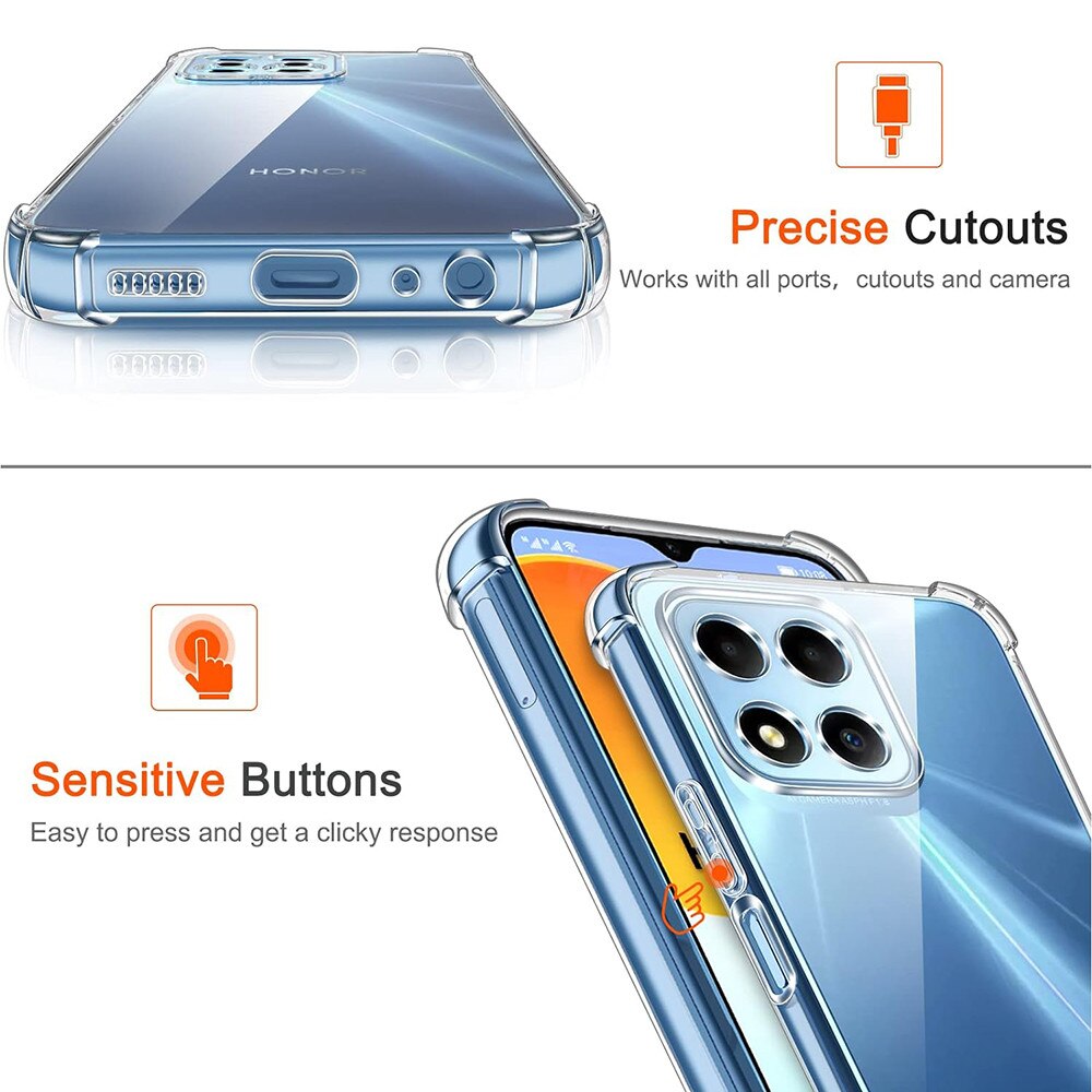 Carcasa de protectie pentru Honor X6 / Honor X8 5G / Honor 70 Lite, transparenta