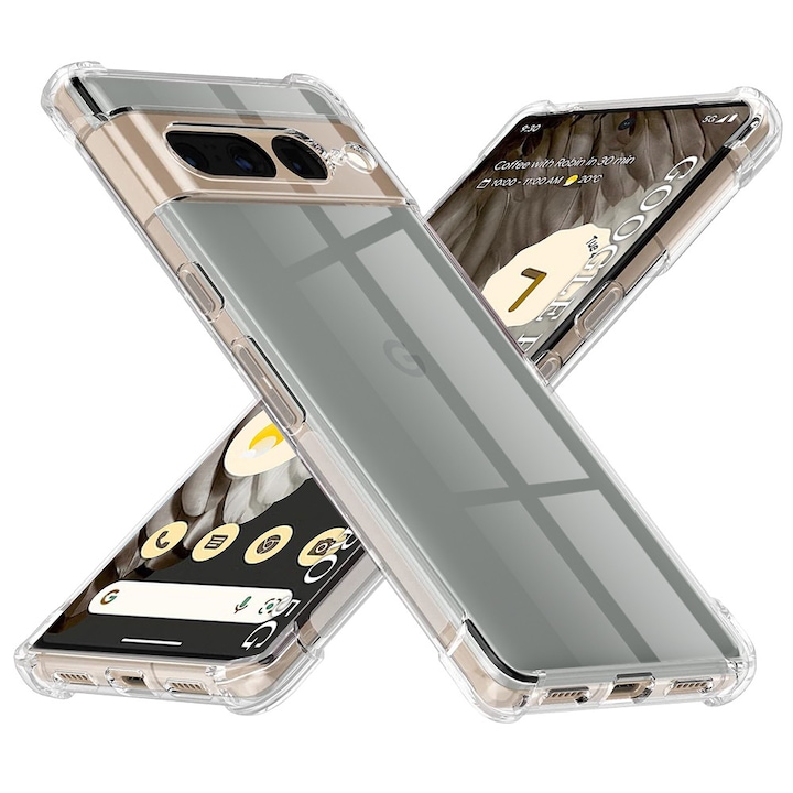 Carcasa de protectie pentru Google Pixel 7 Pro, transparenta