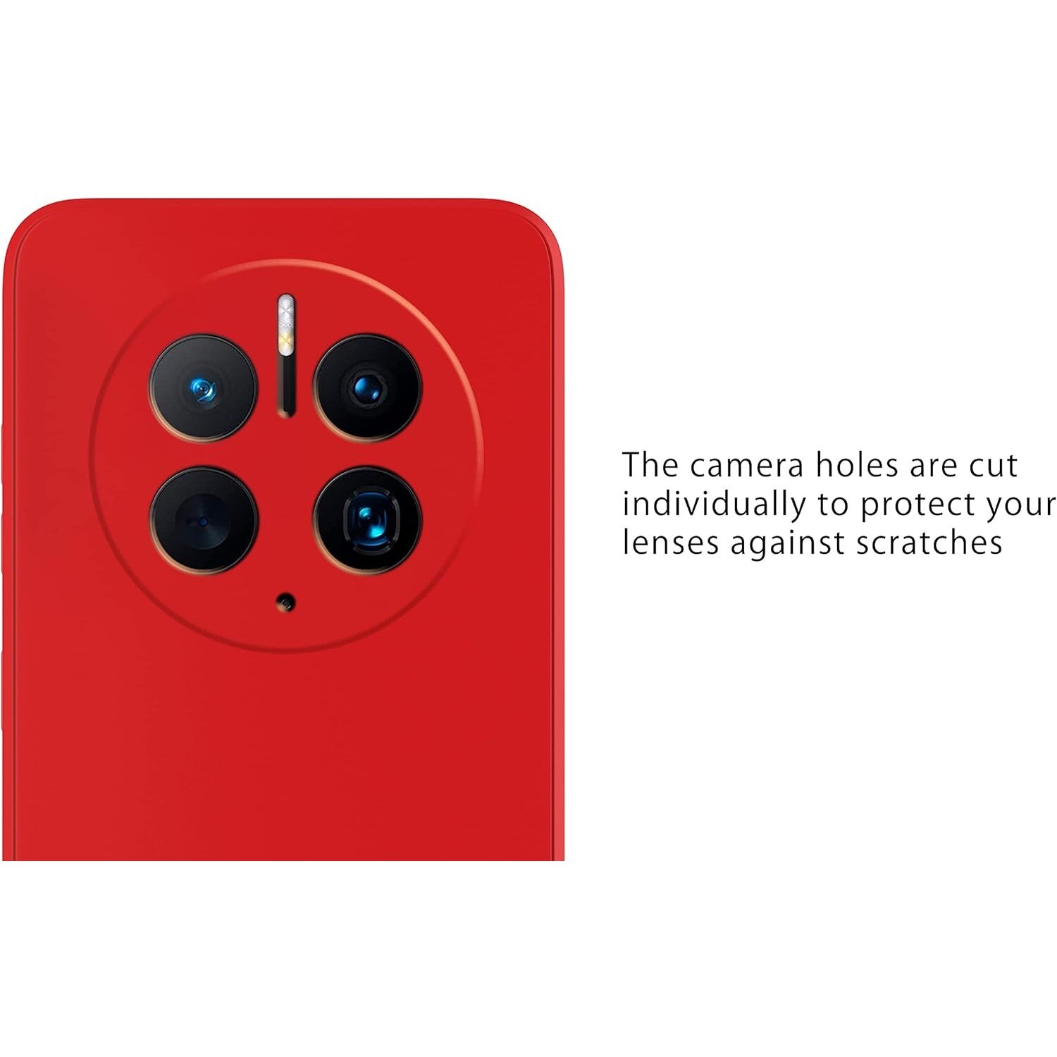 Husa de Protectie, pentru Huawei Mate 50 Pro, Liquid Silicone, cu Microfibra pe Interior, Protectie