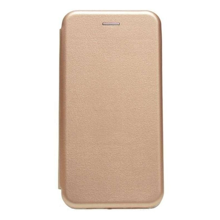 Husa de protectie compatibila cu Samsung Galaxy S9 Magnet Book Case Auriu