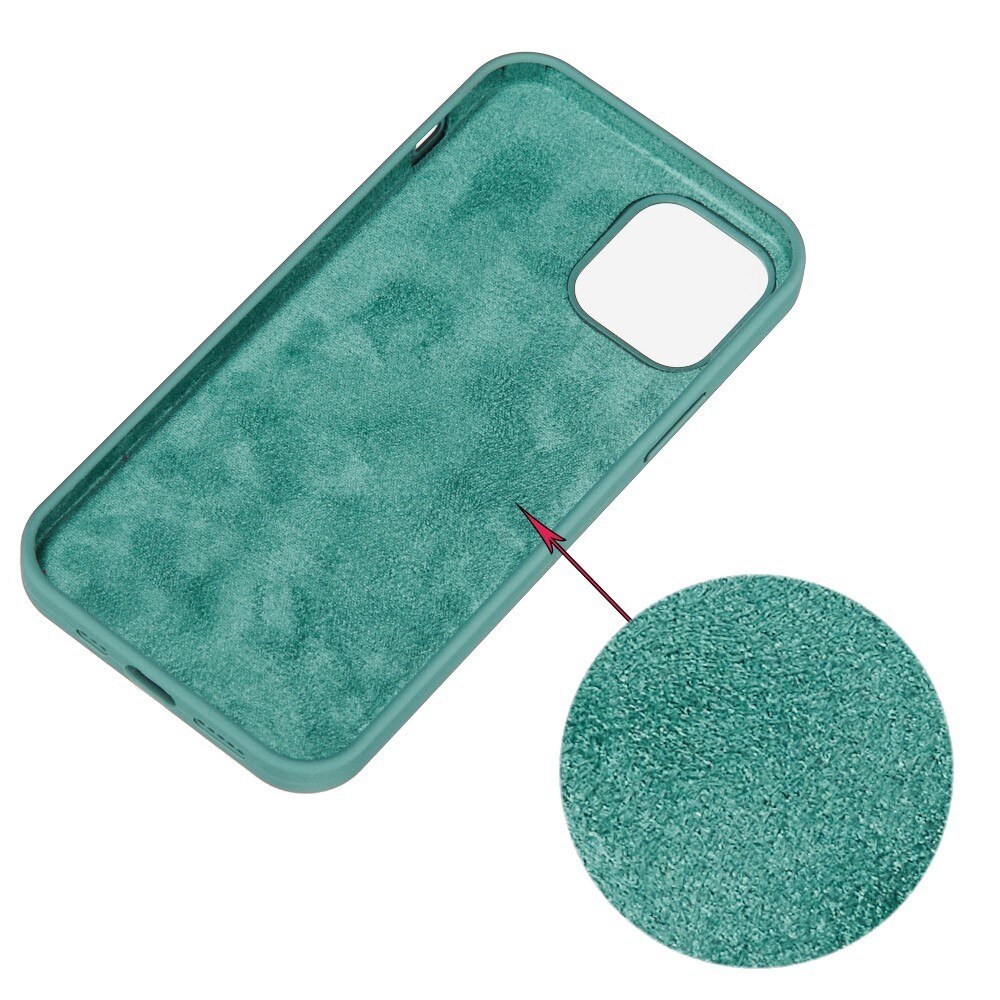 Husa protectie compatibila cu Samsung A03s Liquid Silicone Verde
