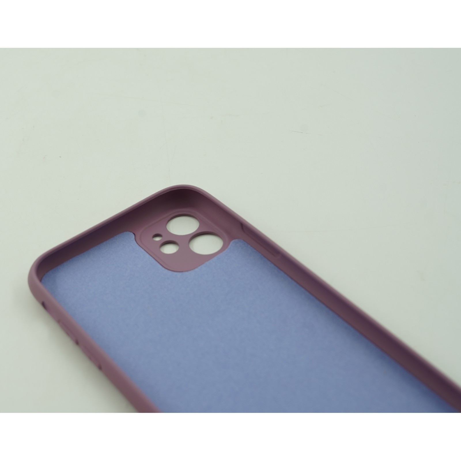 Husa protectie compatibila cu Samsung A32 Liquid Silicone Case Mov