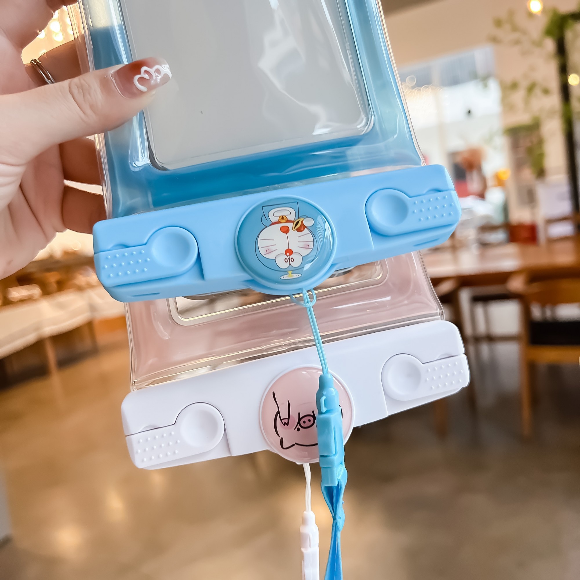 Husa subacvatica Mascot Waterproof, Snowproof, Universala, cu Snur, pentru telefon sau documente, C