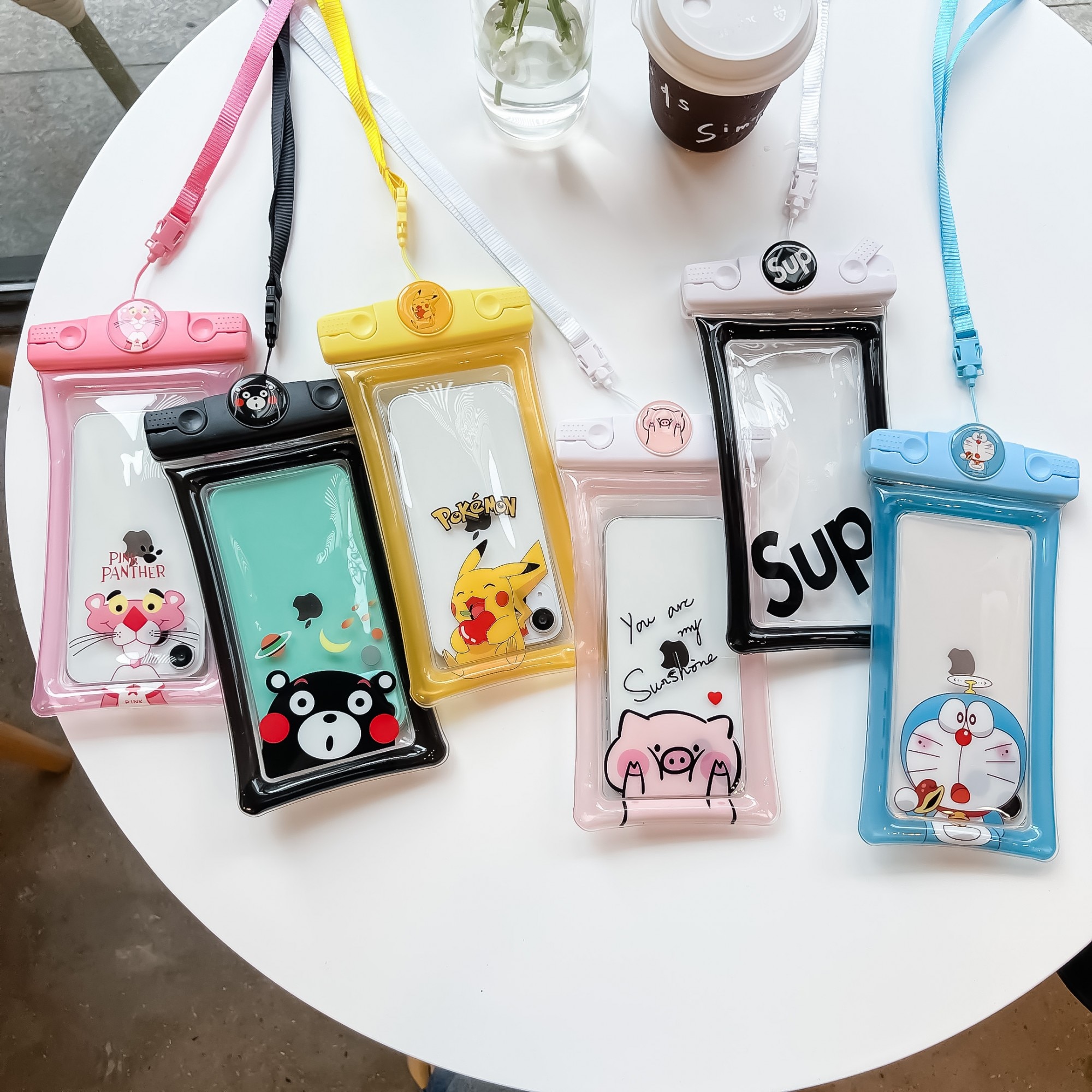 Husa subacvatica Mascot Waterproof, Snowproof, Universala, cu Snur, pentru telefon sau documente, C