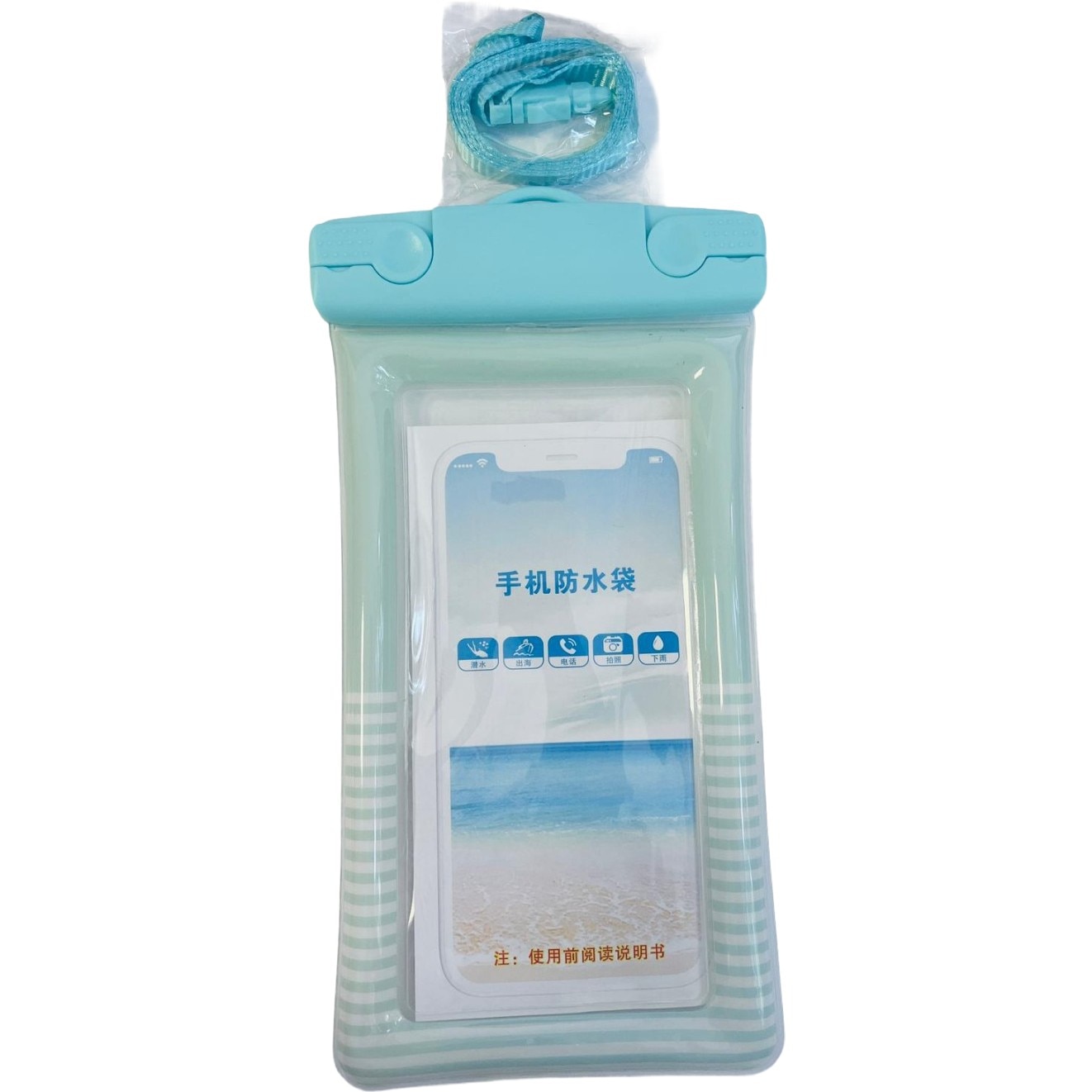Husa subacvatica Cushion Waterproof, Snowproof, Universala, Dungata, cu Snur, pentru telefon sau do