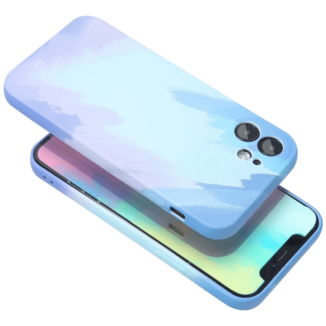 Husa protectie compatibila cu Apple iPhone 7/8G/SE2020 Tpu Ombre, Albastru/Bleu/Mov