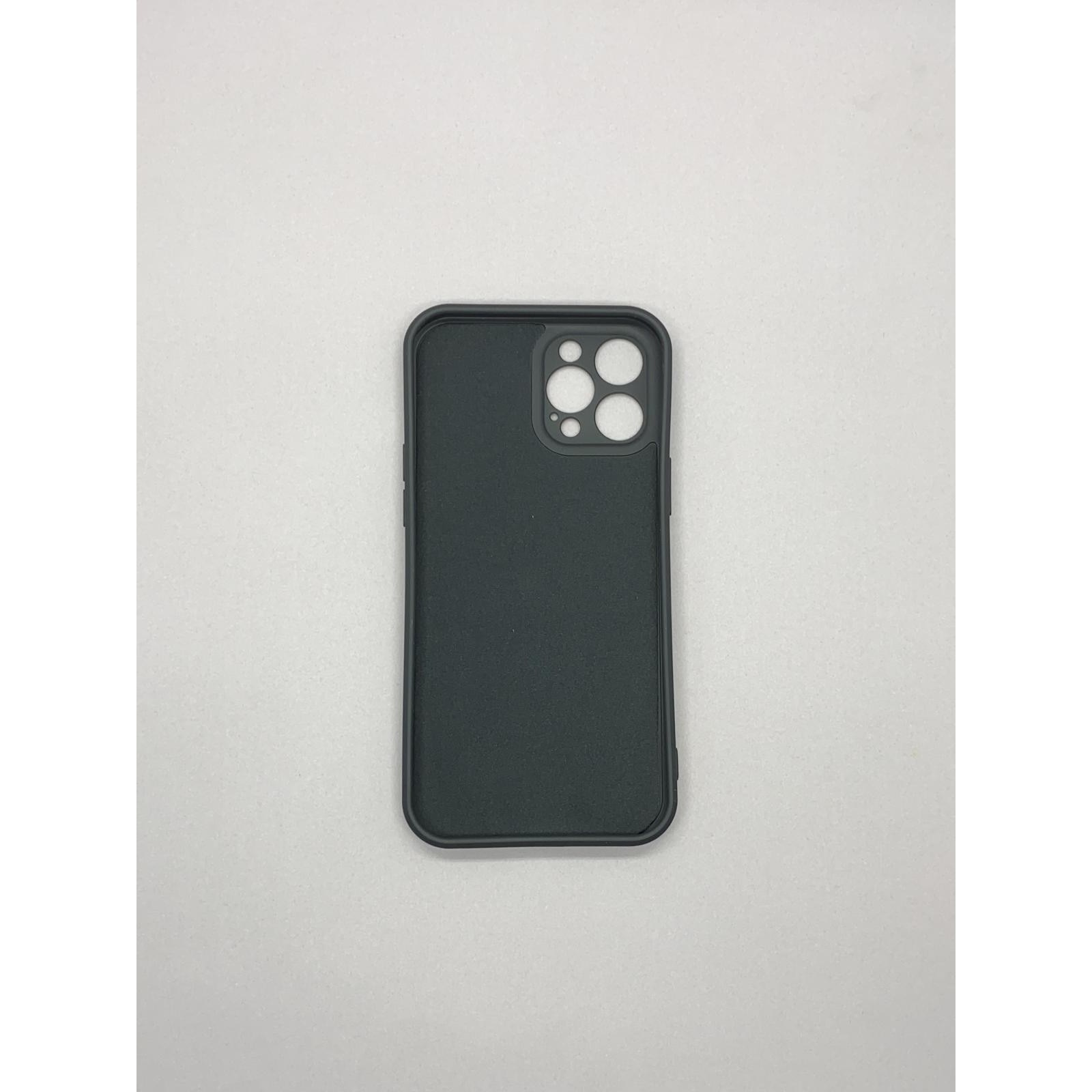 Husa protectie compatibila cu Apple iPhone 12 Pro Max Liquid Silicone Ring cu suport rotativ Negru