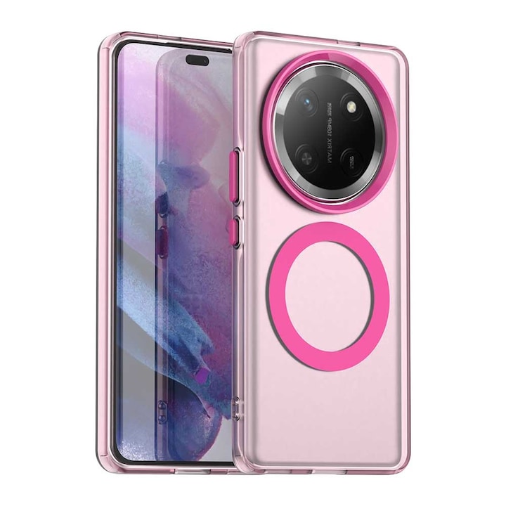 Carcasa de protectie pentru Honor X9c / Honor Magic7 Lite, roz