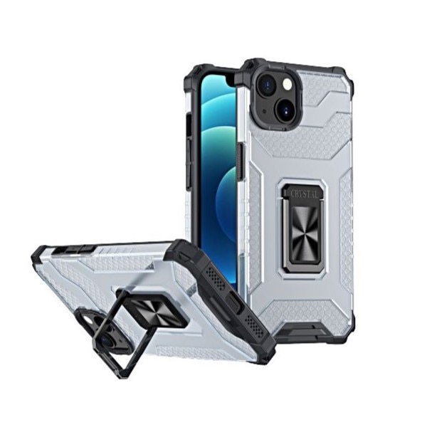 Husa de protectie compatibila cu Apple iPhone 13 Mini Acrylic Armor cu suport Negru