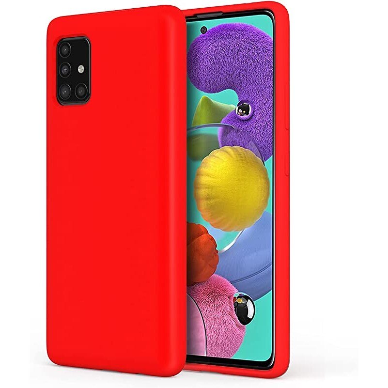 Husa de protectie compatibila cu Samsung Galaxy S21 5G Matte Tpu Rosu