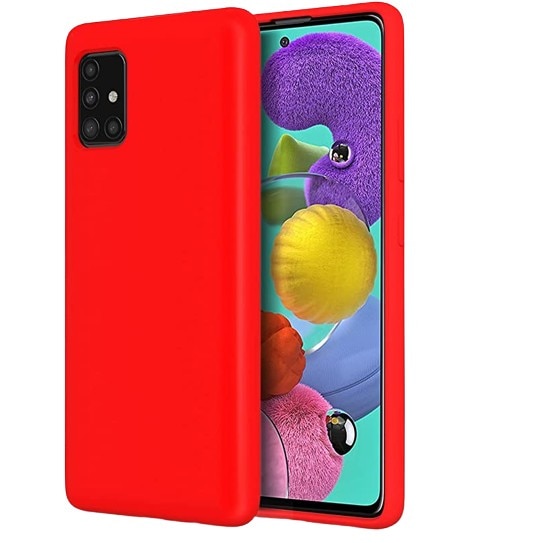 Husa de protectie compatibila cu Samsung Galaxy S21 5G Matte Tpu Rosu