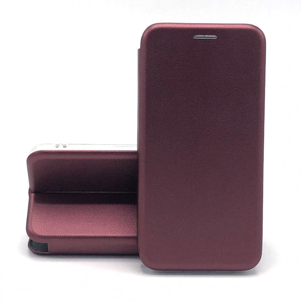 Husa de protectie compatibila cu Apple iPhone 7/8/SE 2020 Magnet Book Case Bordo