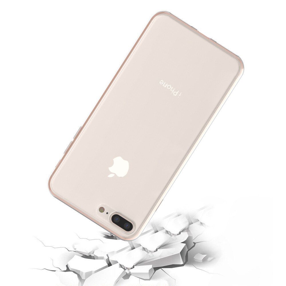 Husa de protectie ® pentru Apple iPhone 7 Plus Full Tpu 360 V2 Transparent