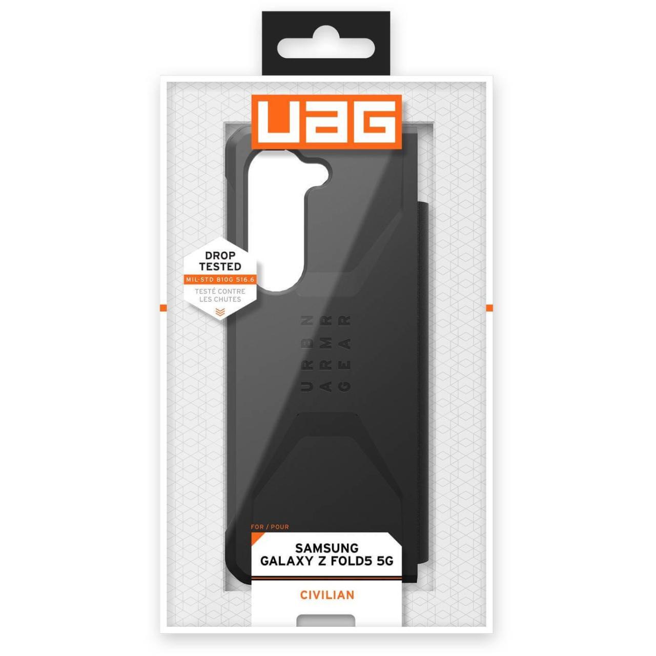Carcasa UAG Civilian compatibila cu Samsung Galaxy Z Fold 5 Black