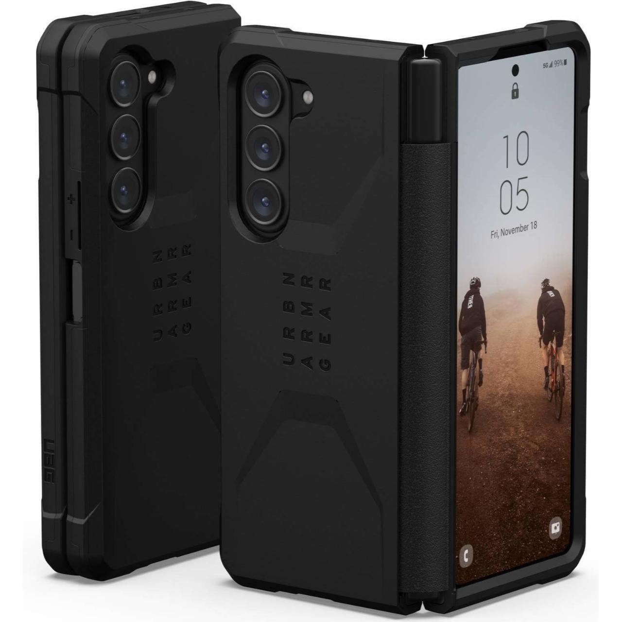 Carcasa UAG Civilian compatibila cu Samsung Galaxy Z Fold 5 Black