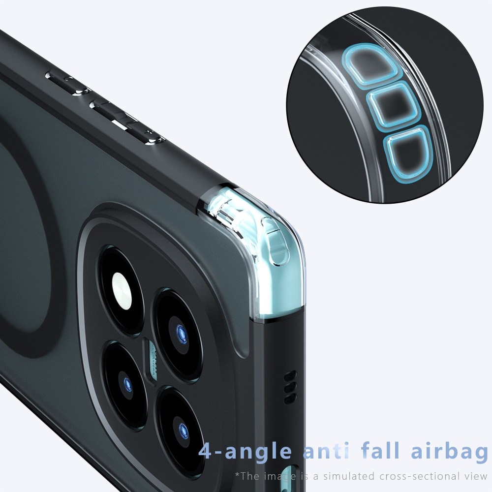 Carcasa de protectie pentru Xiaomi Redmi Note 15 Pro+ 5G / Xiaomi Poco M8 Pro 5G, negru frost