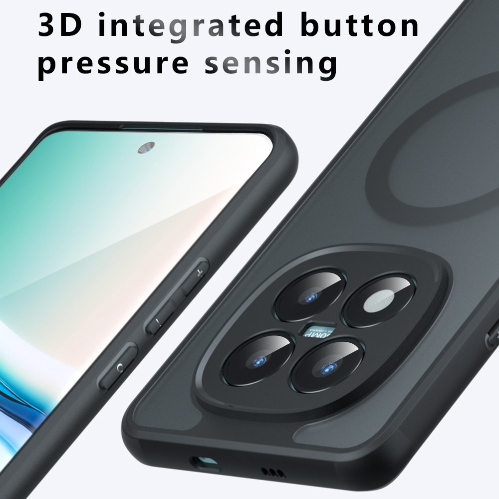 Carcasa de protectie pentru Xiaomi Redmi Note 15 Pro+ 5G / Xiaomi Poco M8 Pro 5G, negru frost