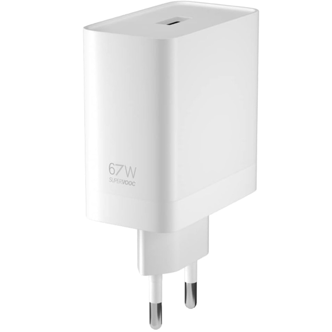 Incarcator retea original OnePlus SuperVooc, 67W, Fast Charging, USB-A, Alb