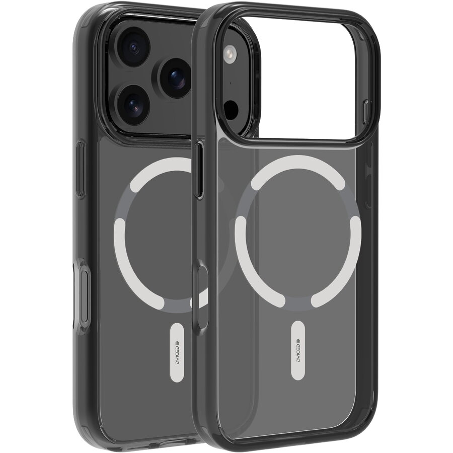 Dviced Husa Protectie Spate Dviced DV511056, MagSafe pentru Apple iPhone 17 Pro, Smoke Case, Argintiu