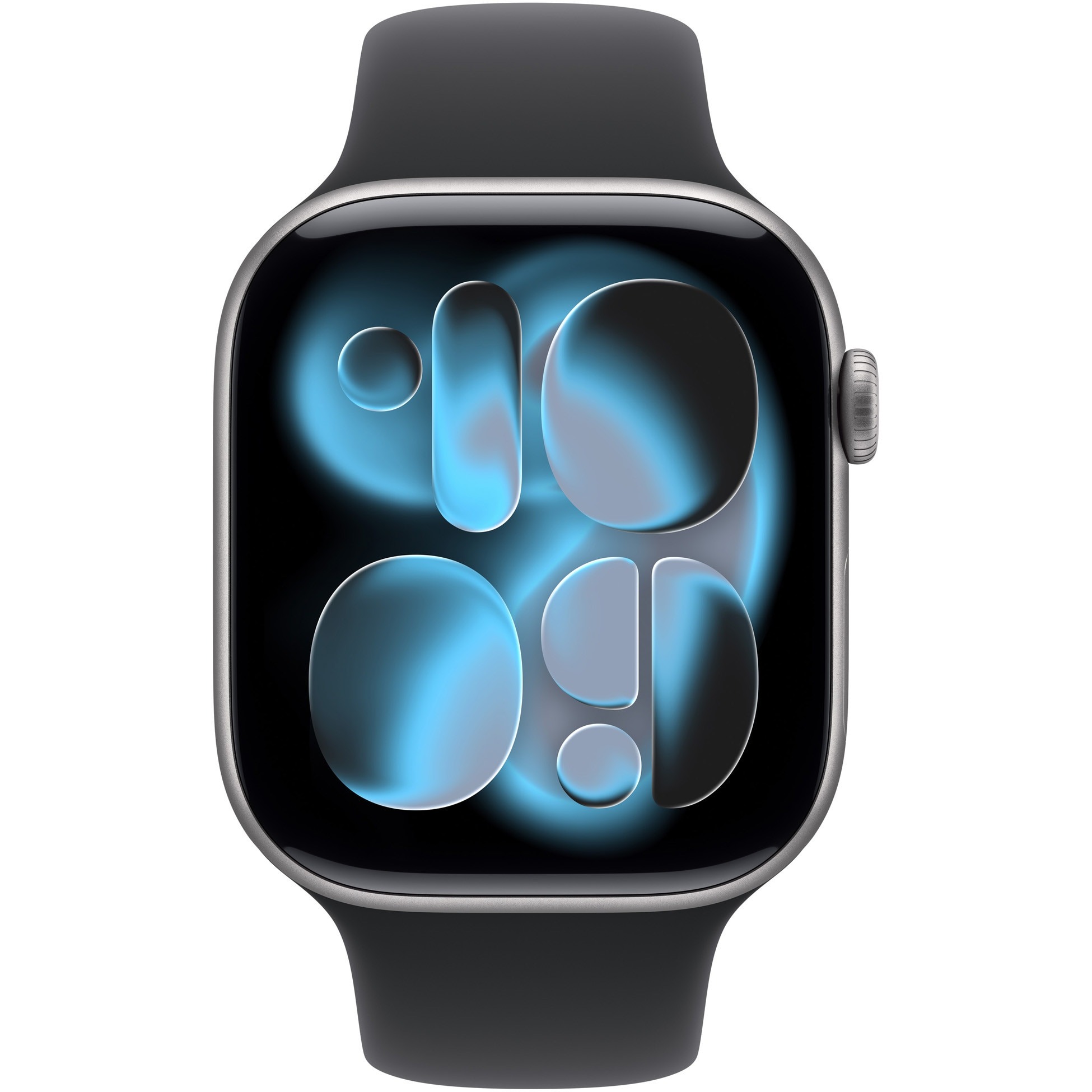 Ceas Smartwatch Apple Watch Series 11, GPS + Cellular, 46mm Space Grey Aluminium Case, Black Sport Band - M/L