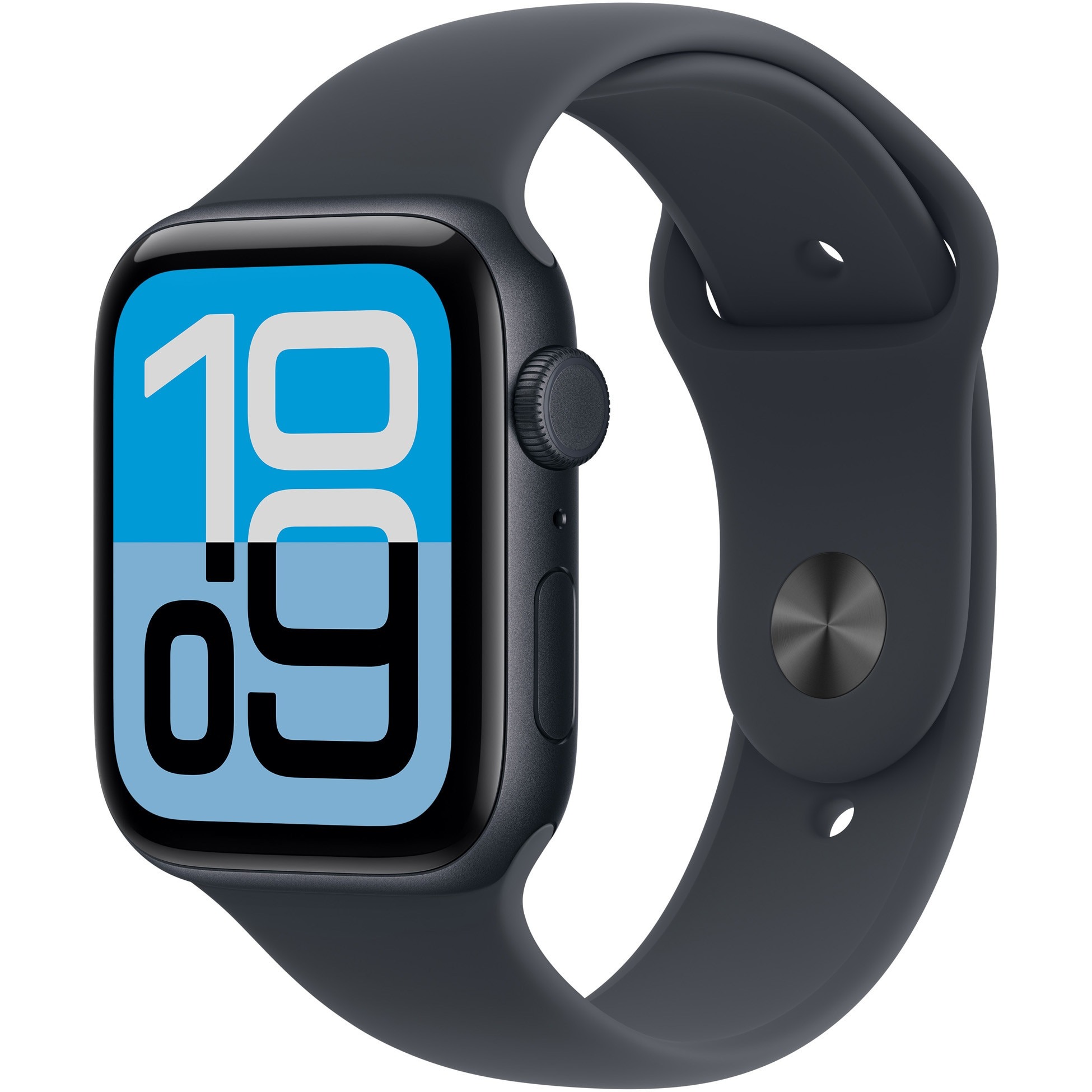 Ceas Smartwatch Apple Watch SE 3 (2025), GPS + Cellular, 44mm Midnight Aluminum Case, Midnight Sport Band - M/L