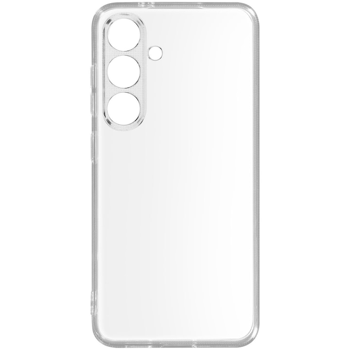 Husa de protectie telefonultau® din silicon pentru Samsung Galaxy F17, protectie camera, ultra slim, flexibila, transparenta, Crystal Clear