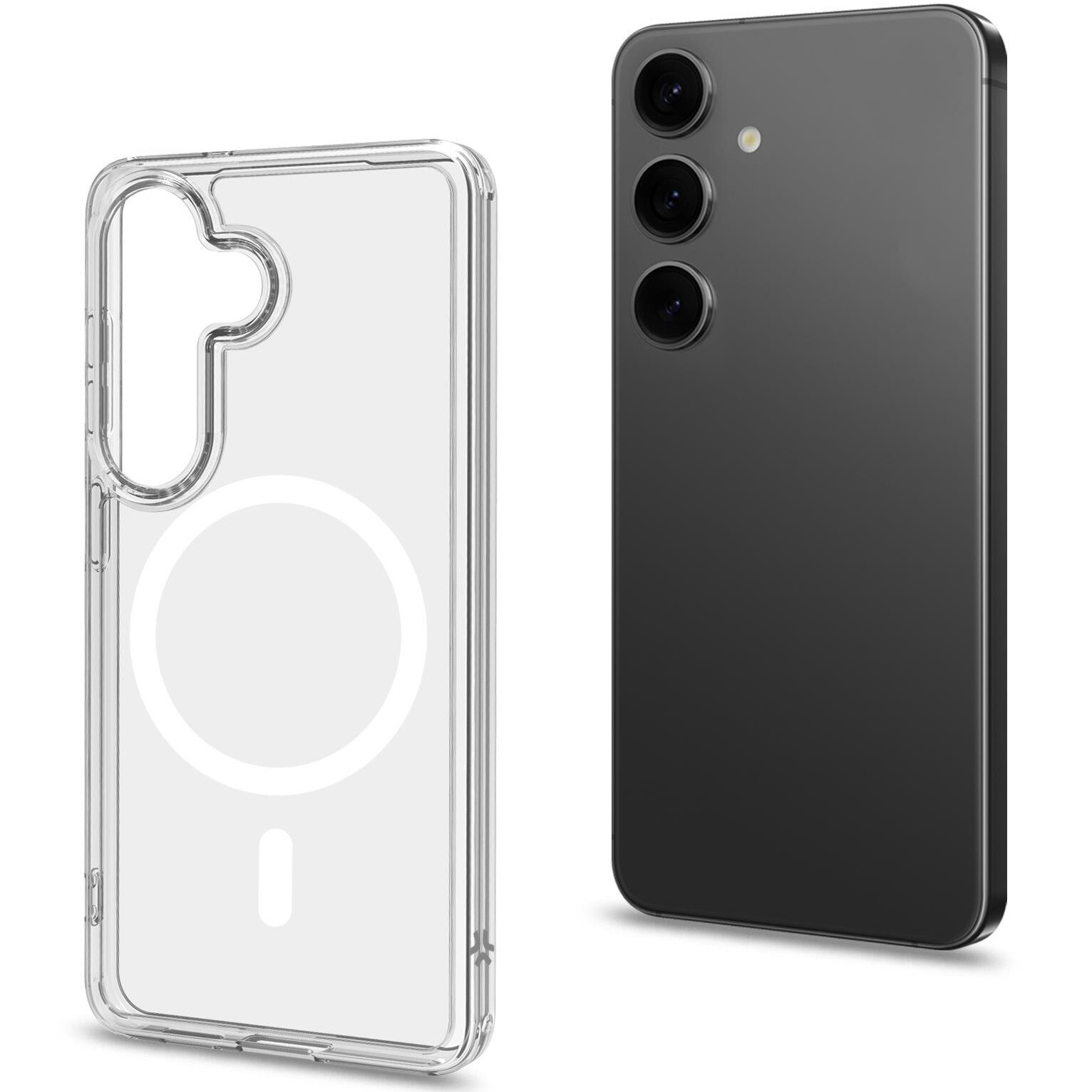 Husa de protectie Celly din Silicon cu Magnet pentru Samsung Galaxy S26, Transparenta