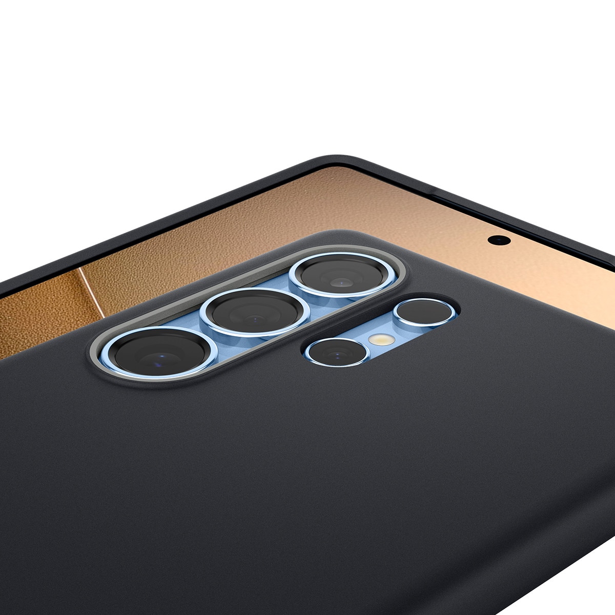 Husa pentru telefon Spigen Nano Pop Mag pentru Galaxy S25 Ultra, TPU compatibil MagSafe, protectie Military Grade si Air Space, negru, UQJ4IAHF