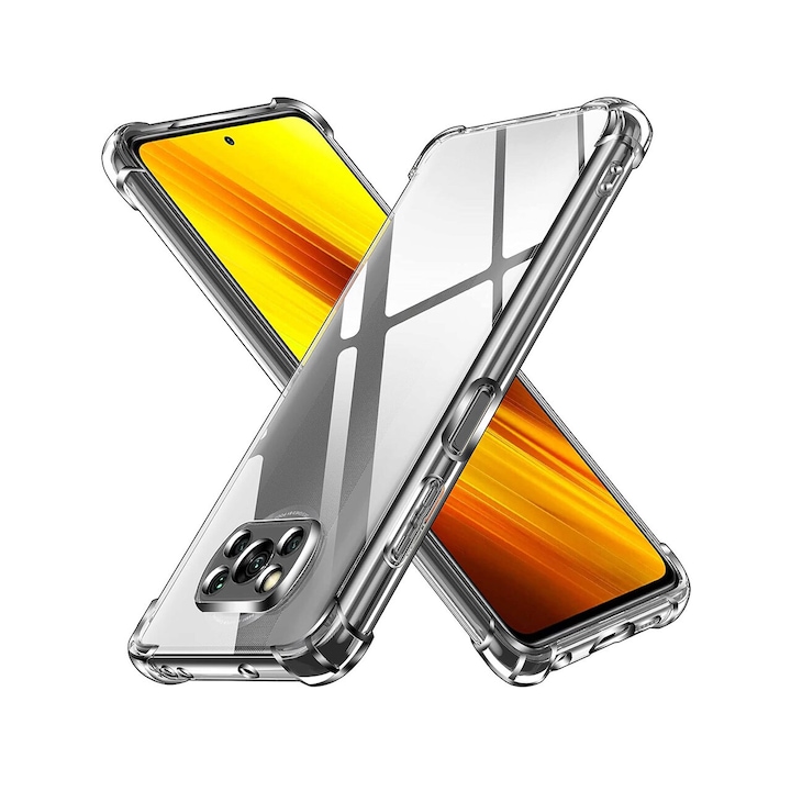 Husa pentru Xiaomi Poco X3 / Poco X3 NFC / Poco X3 Pro - Techsuit Shockproof Clear Silicone - Clear