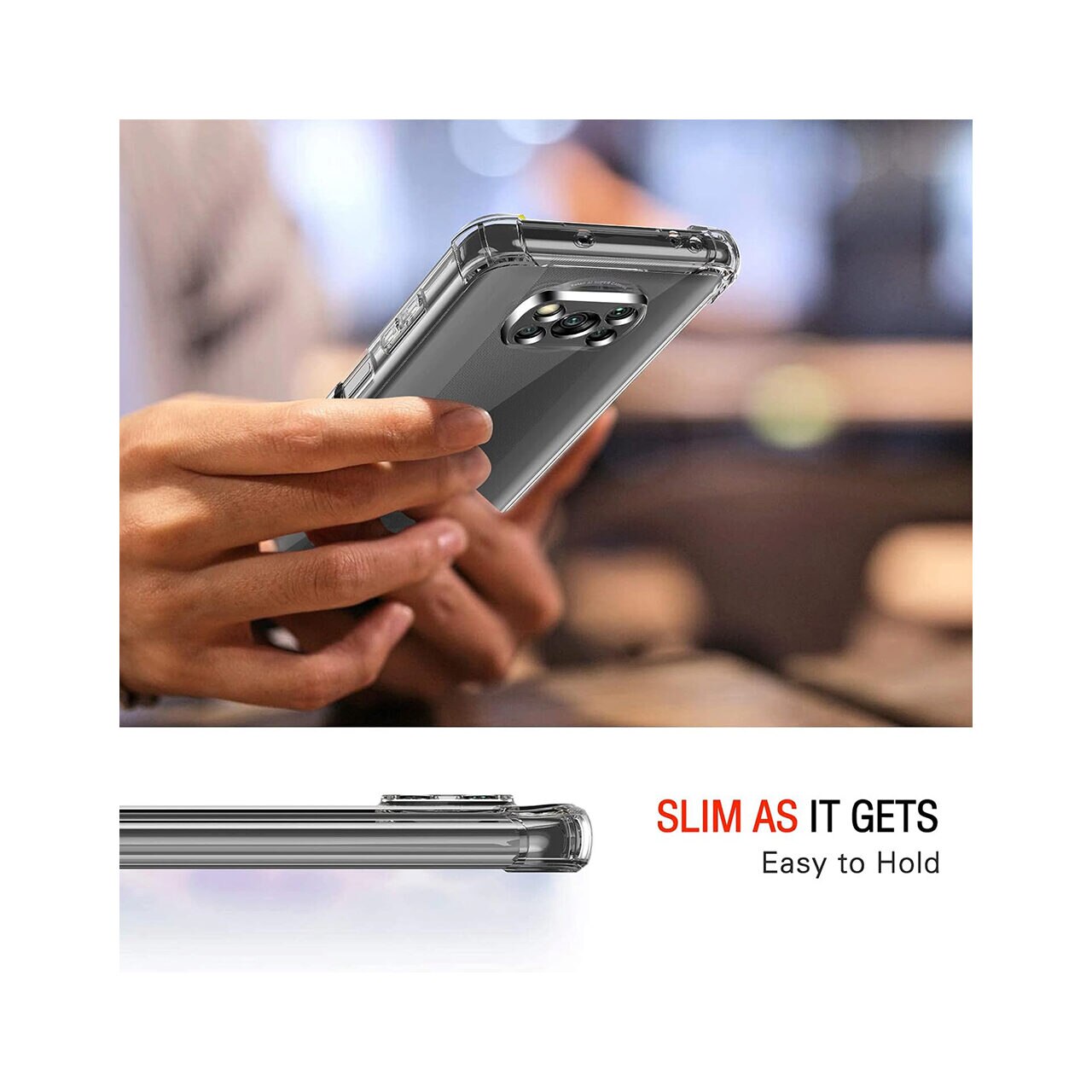 Husa pentru Xiaomi Poco X3 / Poco X3 NFC / Poco X3 Pro - Techsuit Shockproof Clear Silicone - Clear