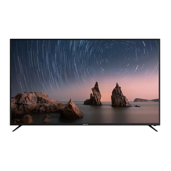 Televizor Manta 65LUW121D, 65'', 4K HDR10, 16:9, 250cd/m2, clasa G, 1400 x 254 x 922 mm