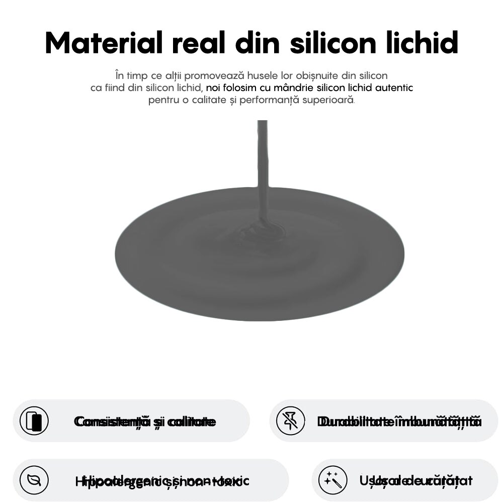 Husa CASEY STUDIOS™ compatibila cu iPhone 16, Margini Ridicate de Protectia Ecranului si a Camerelor, pentru Incarcare Wireless, de Protectie, Microfibra in Interior, Soft Silicone Premium, Dark Grey
