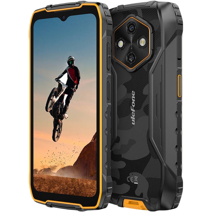 Telefon mobil Ulefone RugKing 4 Pro 256GB 8GB RAM Dual Sim 4G Orange